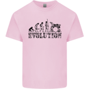 Evolution of Drums Kids T-Shirt Childrens Light Pink