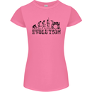 Evolution of Drums Womens Petite Cut T-Shirt Azalea