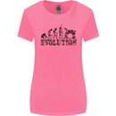 Evolution of Drums Womens Wider Cut T-Shirt Azalea
