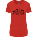 Evolution of Drums Womens Wider Cut T-Shirt Red