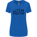 Evolution of Drums Womens Wider Cut T-Shirt Royal Blue