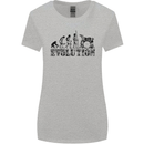 Evolution of Drums Womens Wider Cut T-Shirt Sports Grey