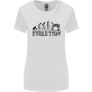 Evolution of Drums Womens Wider Cut T-Shirt White