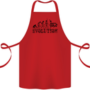 Evolution of Judo MMA Martial Arts Funny Cotton Apron 100% Organic Red