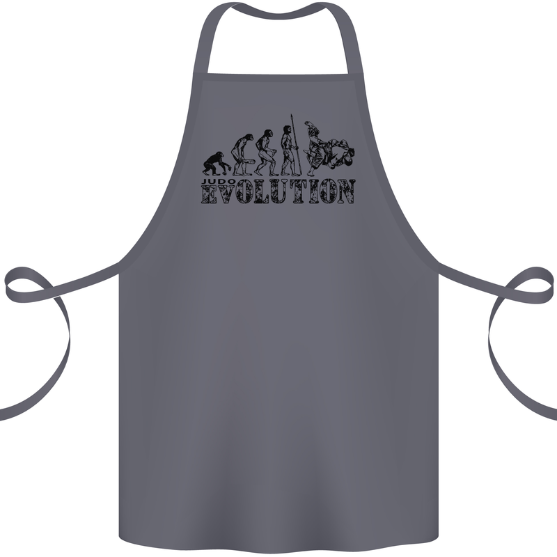 Evolution of Judo MMA Martial Arts Funny Cotton Apron 100% Organic Steel