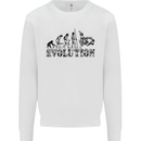 Evolution of Judo MMA Martial Arts Funny Kids Sweatshirt Jumper White