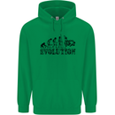 Evolution of Judo MMA Martial Arts Funny Mens 80% Cotton Hoodie Irish Green