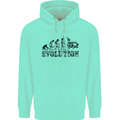 Evolution of Judo MMA Martial Arts Funny Mens 80% Cotton Hoodie Peppermint