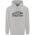 Evolution of Judo MMA Martial Arts Funny Mens 80% Cotton Hoodie Sports Grey