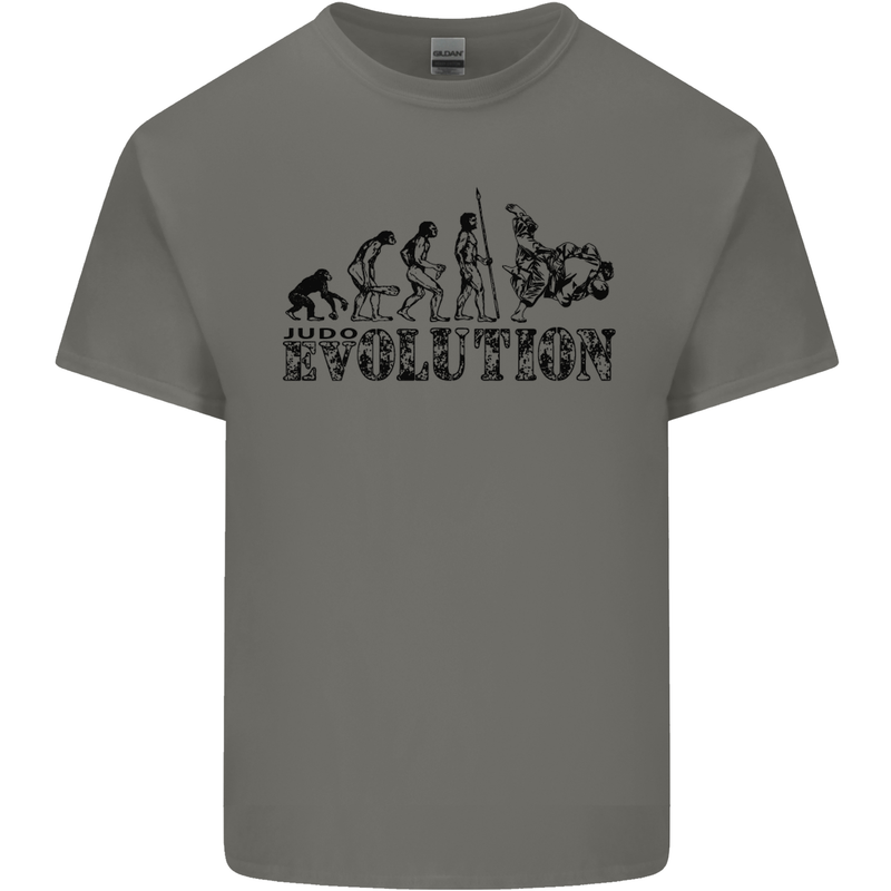 Evolution of Judo MMA Martial Arts Funny Mens Cotton T-Shirt Tee Top Charcoal