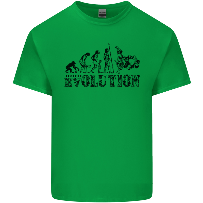Evolution of Judo MMA Martial Arts Funny Mens Cotton T-Shirt Tee Top Irish Green