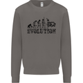 Evolution of Judo MMA Martial Arts Funny Mens Sweatshirt Jumper Charcoal