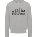 Evolution of Judo MMA Martial Arts Funny Mens Sweatshirt Jumper Sports Grey