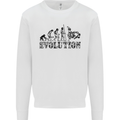 Evolution of Judo MMA Martial Arts Funny Mens Sweatshirt Jumper White
