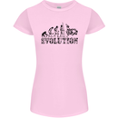 Evolution of Judo MMA Martial Arts Funny Womens Petite Cut T-Shirt Light Pink