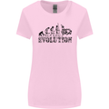 Evolution of Judo MMA Martial Arts Funny Womens Wider Cut T-Shirt Light Pink