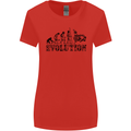 Evolution of Judo MMA Martial Arts Funny Womens Wider Cut T-Shirt Red