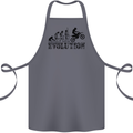 Evolution of Motorcycle Motorbike Biker Cotton Apron 100% Organic Steel