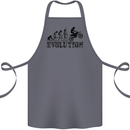Evolution of Motorcycle Motorbike Biker Cotton Apron 100% Organic Steel