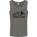 Evolution of Motorcycle Motorbike Biker Mens Vest Tank Top Charcoal