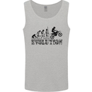 Evolution of Motorcycle Motorbike Biker Mens Vest Tank Top Sports Grey