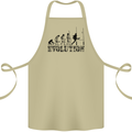 Evolution of Rugby Player Union Funny Cotton Apron 100% Organic Khaki