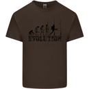 Evolution of Rugby Player Union Funny Kids T-Shirt Childrens Chocolate