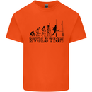 Evolution of Rugby Player Union Funny Kids T-Shirt Childrens Orange