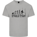 Evolution of Rugby Player Union Funny Kids T-Shirt Childrens Sports Grey