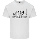 Evolution of Rugby Player Union Funny Mens Cotton T-Shirt Tee Top White