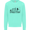 Evolution of Rugby Player Union Funny Mens Sweatshirt Jumper Peppermint