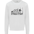 Evolution of Rugby Player Union Funny Mens Sweatshirt Jumper White