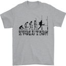 Evolution of Rugby Player Union Funny Mens T-Shirt Cotton Gildan Sports Grey