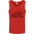 Evolution of Rugby Player Union Funny Mens Vest Tank Top Red