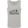 Evolution of Rugby Player Union Funny Mens Vest Tank Top Sports Grey