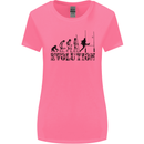 Evolution of Rugby Player Union Funny Womens Wider Cut T-Shirt Azalea