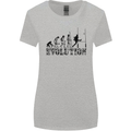 Evolution of Rugby Player Union Funny Womens Wider Cut T-Shirt Sports Grey