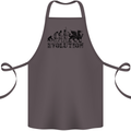 Evolution of Welsh Rugby Player Union Funny Cotton Apron 100% Organic Dark Grey