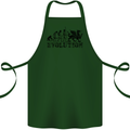 Evolution of Welsh Rugby Player Union Funny Cotton Apron 100% Organic Forest Green