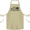 Evolution of Welsh Rugby Player Union Funny Cotton Apron 100% Organic Khaki