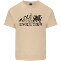 Evolution of Welsh Rugby Player Union Funny Mens Cotton T-Shirt Tee Top Sand
