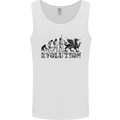 Evolution of Welsh Rugby Player Union Funny Mens Vest Tank Top White