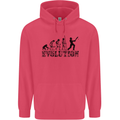 Evolution of a Cricketer Cricket Funny Childrens Kids Hoodie Heliconia