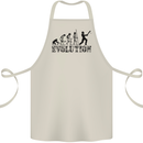 Evolution of a Cricketer Cricket Funny Cotton Apron 100% Organic Natural