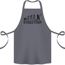 Evolution of a Cricketer Cricket Funny Cotton Apron 100% Organic Steel