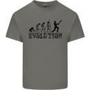 Evolution of a Cricketer Cricket Funny Kids T-Shirt Childrens Charcoal