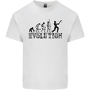 Evolution of a Cricketer Cricket Funny Kids T-Shirt Childrens White