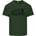 Evolution of a Cricketer Cricket Funny Mens Cotton T-Shirt Tee Top Forest Green