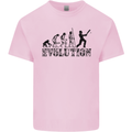 Evolution of a Cricketer Cricket Funny Mens Cotton T-Shirt Tee Top Light Pink