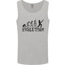 Evolution of a Cricketer Cricket Funny Mens Vest Tank Top Charcoal
